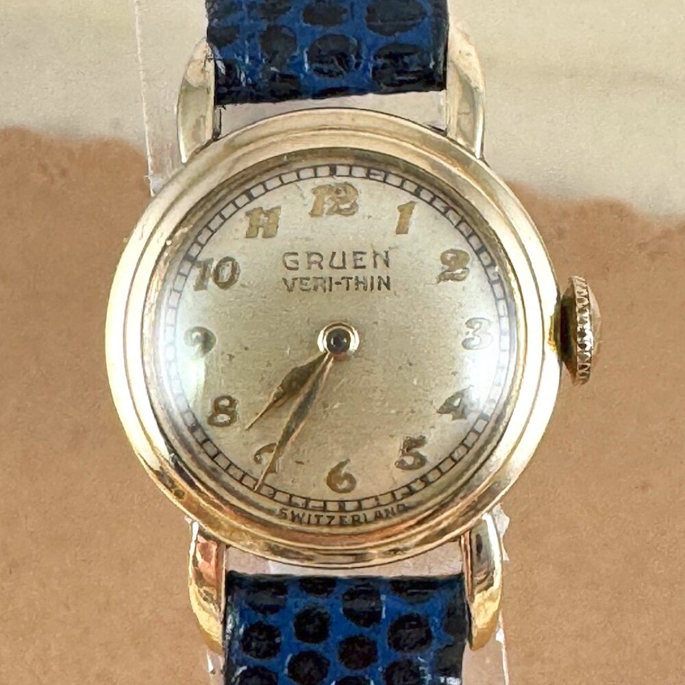 Vintage Gruen 17Jewel Veri-Thin Movement 10K GF Gold Filled Watch Hand Wind